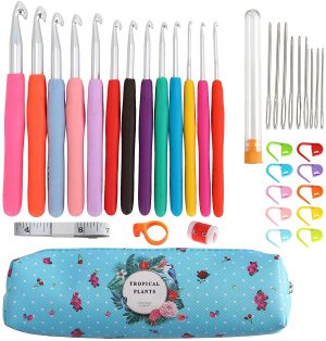 Juego de ganchos de ganchillo Kit de herramientas